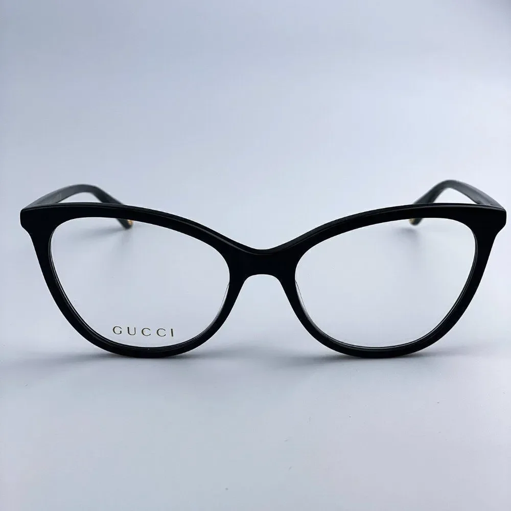NEW Gucci GG1079O 001 Black Cat Eye Women Eyeglasses - Picture 3 of 14